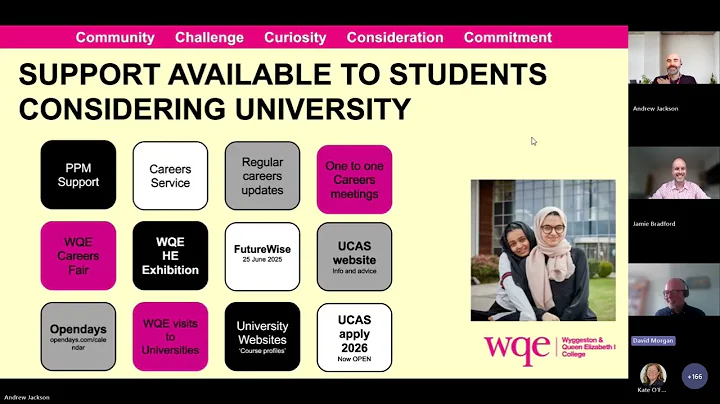 WQE Parent/Carer Progression Webinar