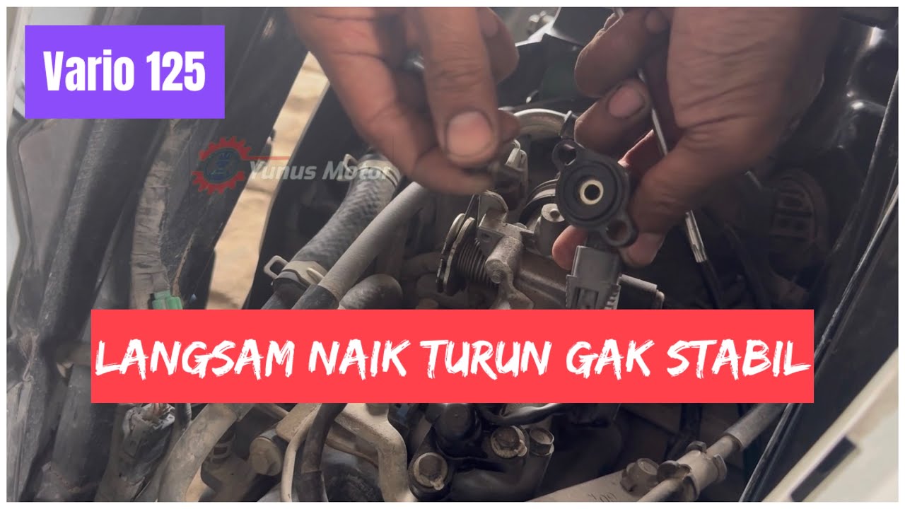 Cara mudah mengatasi langsam vario 125 naik turun