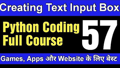 Tkinter GUI Tutorial - Python GUI Coding for Beginners (Creating Text Input Using Tkinter)