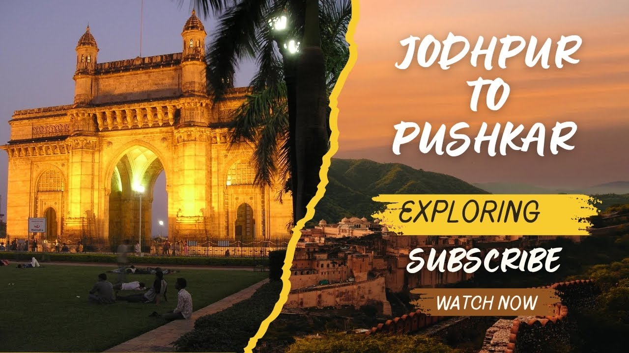 Jodhpur to Pushkar on Bike 🏍 | Rajasthan Road Trip Adventure