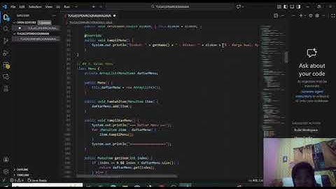 Tugas Praktik 3 Pemrograman Berbasis Desktop Universitas Terbuka 