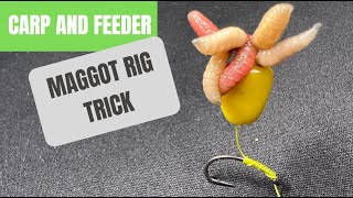 Fish SMARTER, not HARDER! Maggot rig trick!