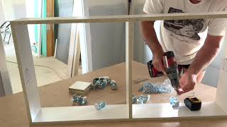 Ep #64 HOUSE BUILDING// Painting for skirting//:making cabeds