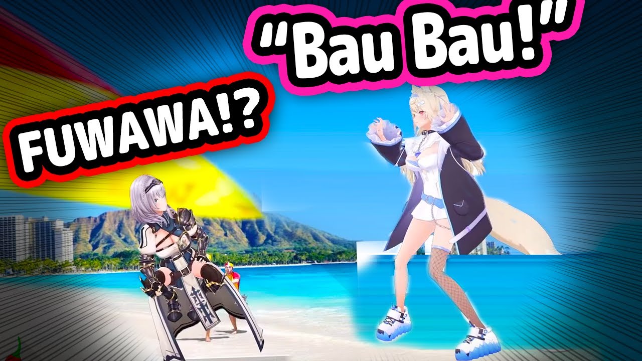 Fuwawa Scares Noel After Suddenly Appearing Without Mococo During Her 3D Stream【Hololive】