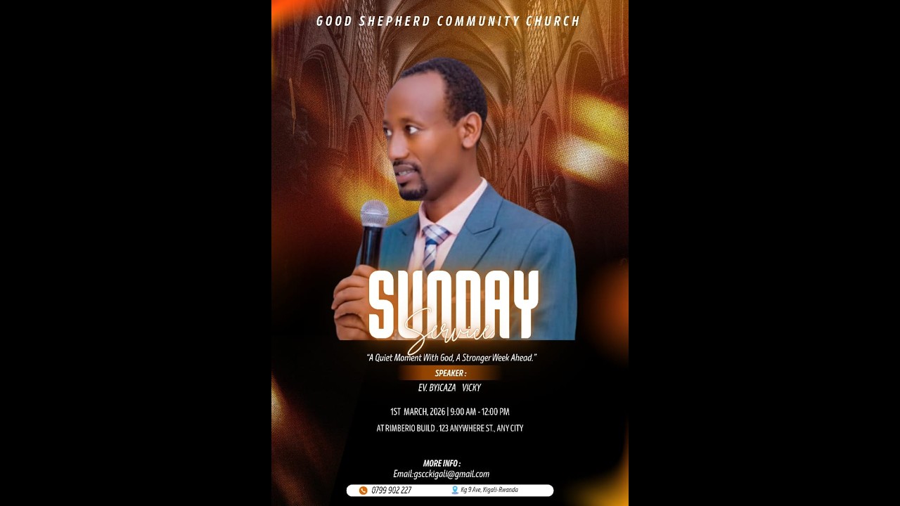 Live Stream -GSCC - KIGALI - SANDAY SERVICE