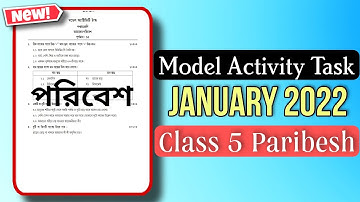 Class 5 Paribesh Model Activity Task January 2022| WBBSE| Activity Task 2022