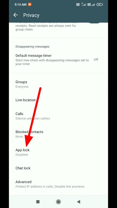 Whatsapp business app lock settings #shorts #youtubeshorts #uniquetechtips