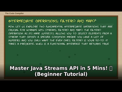 Master Java Streams API in 5 Mins! 🚀 Beginner Java Tutorial & Examples