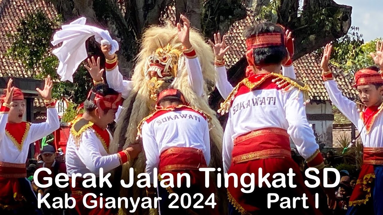 Lomba Gerak Jalan Kreasi dan Inovasi Tingkat SD Putra Sekabupaten Gianyar 2024 Part I