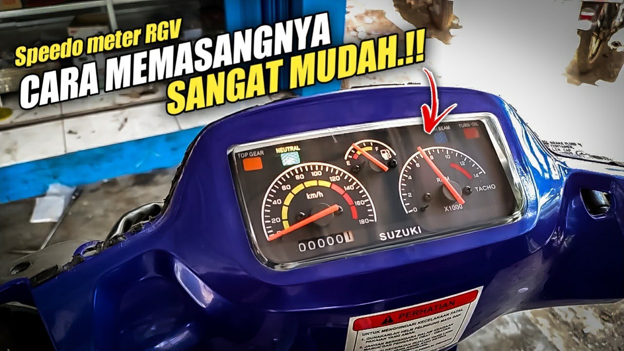 CARA MUDAH MEMASANG SPEEDO RGV DI SATRIA 2 TAK
