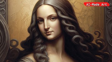 MONALISA reimagined by Midjourney - AI Generated - AI-Made Art