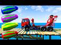 Colors matching | correctly match the right mixer truck | Trucks for kids | 76