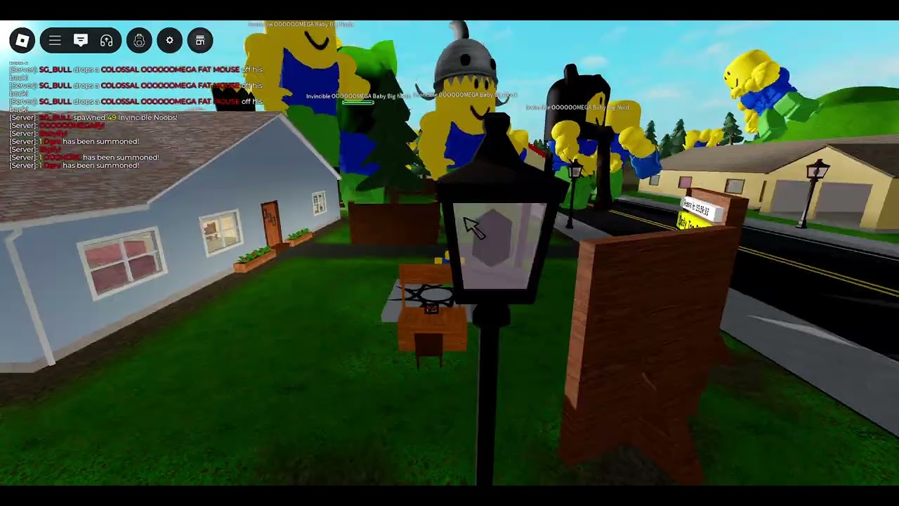 the bull birthday party in shoot and eat noobs part  2