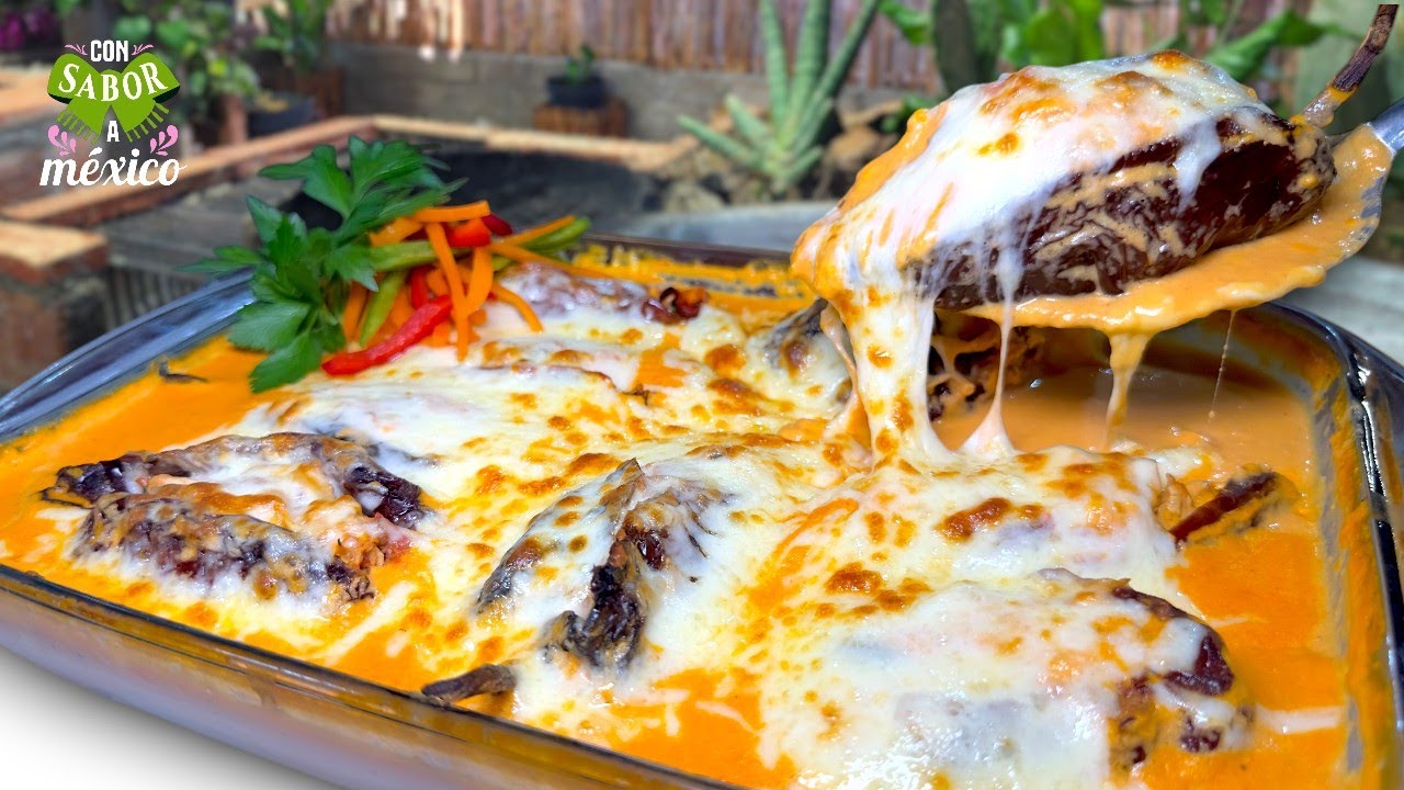 CHILES SECOS RELLENOS DE POLLO DE MI PUEBLO: ¡DESCUBRE EL SECRETO DE SU SABOR! / #ConSaborAMexico