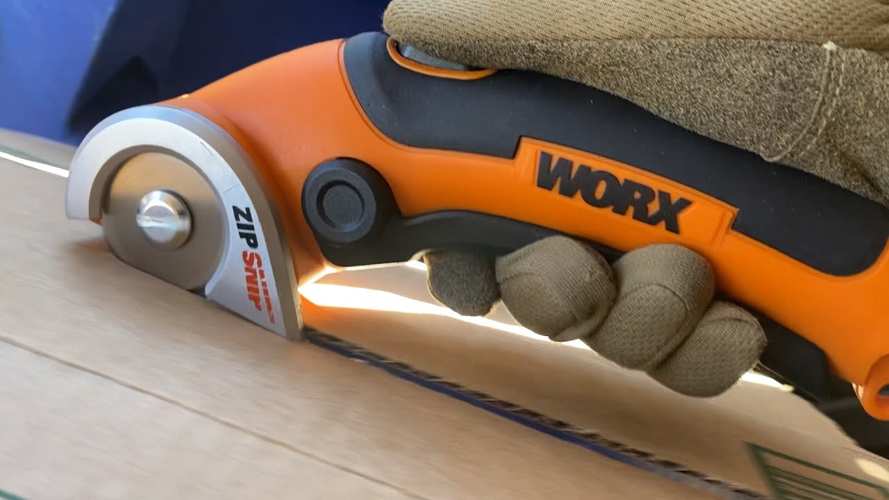 Two-Minute Tool Reviews - Episode 1 - Worx ZipSnip Cordless Electric  Scissors 