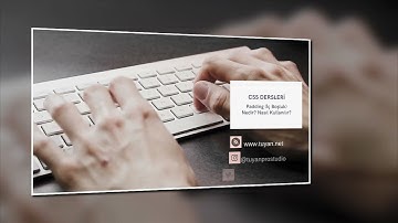 Css Dersleri 10 - Padding (İç Boşluk)