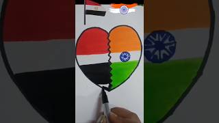 Indian 🇮🇳+Egypt 🇪🇬||republic day|#viral #art #shortsfeed #shorts #trending #drawing #2026 #ytshorts