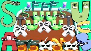 MERGE 'ALPHABET LORE' Run - Merge Battles ⭐⭐⭐⭐⭐ ⭐⭐abcdefghijklmnopqrstuvwxyz Play With Alphabet screenshot 3