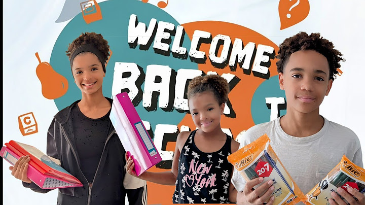 BACK TO SCHOOL/ LA CHASSE AU FOURNITURE/2024/2025 / POUR UNE RENTRÉE EN 3EM 4EM ET CM1