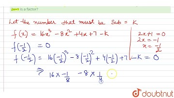 What must be subtracted from 16x^3- 8x^2+4x+7 so that the resulting expression has 2x+1 is a fac...