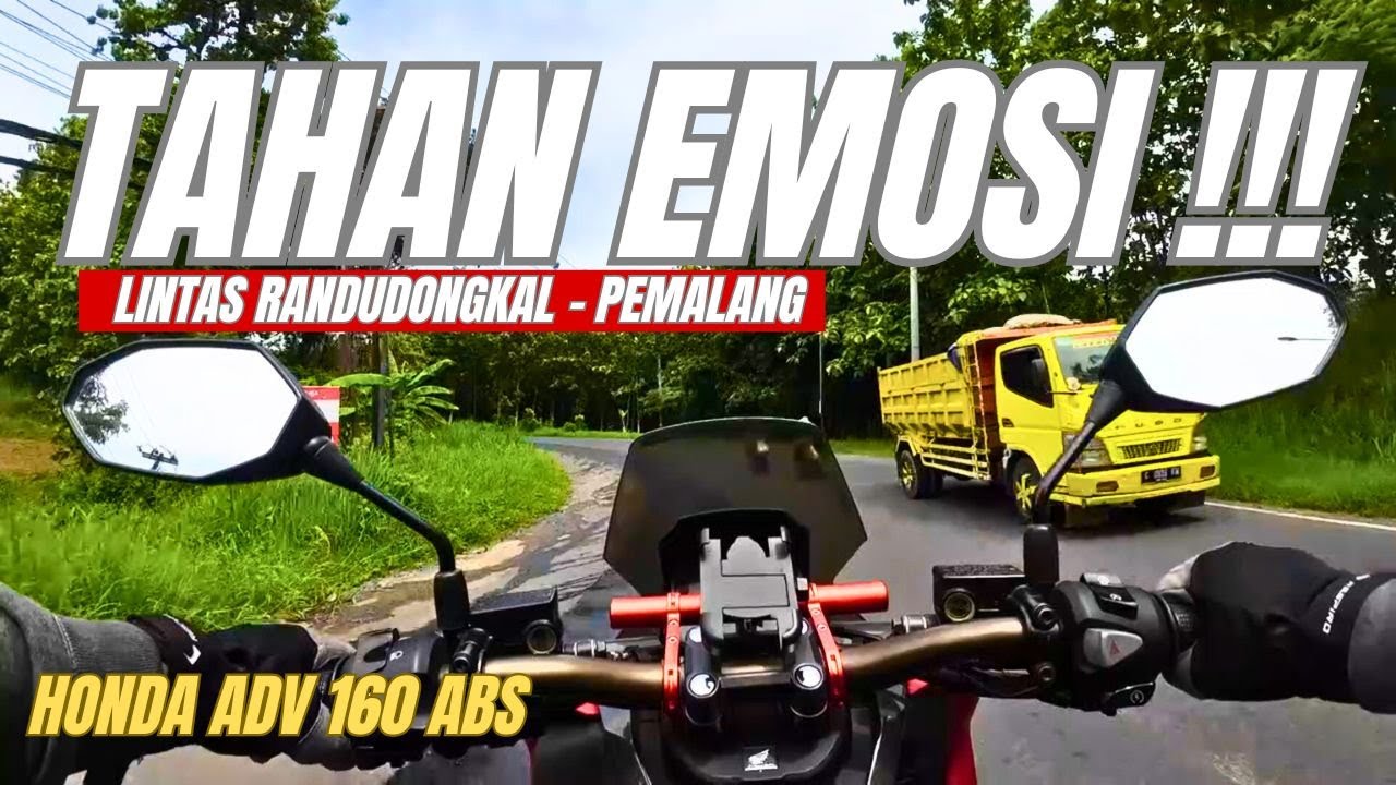 Honda ADV 160 Ngeringeri Sedap di Jalan Lintas Randudongkal Pemalang
