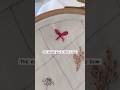 Easy Bow Embroidery Tutorial 🎀 | Simple Beginner Bow Stitch