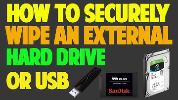 How To Securely Erase a Hard Drive or USB