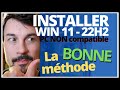 Installer Windows 11 22H2 sur PC non compatible