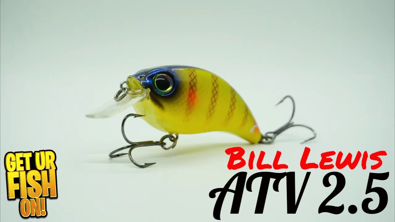 Bill Lewis ATV 2.5 Bass Fishing Squarebill Crankbait 