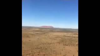 Landing At Ayers Rock Airport After A Scenic Flight