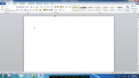 Ms word 2010 part 12 in Pashto