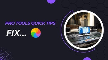Pro Tools Quick Tip - Fix Session Freezing/Crashing