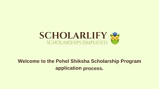 Pehel Shiksha Scholarship Program 2026 | Apply on Scholarlify screenshot 2