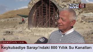 Keykubadiye Sarayındaki 800 Yıllık Su Kanalları