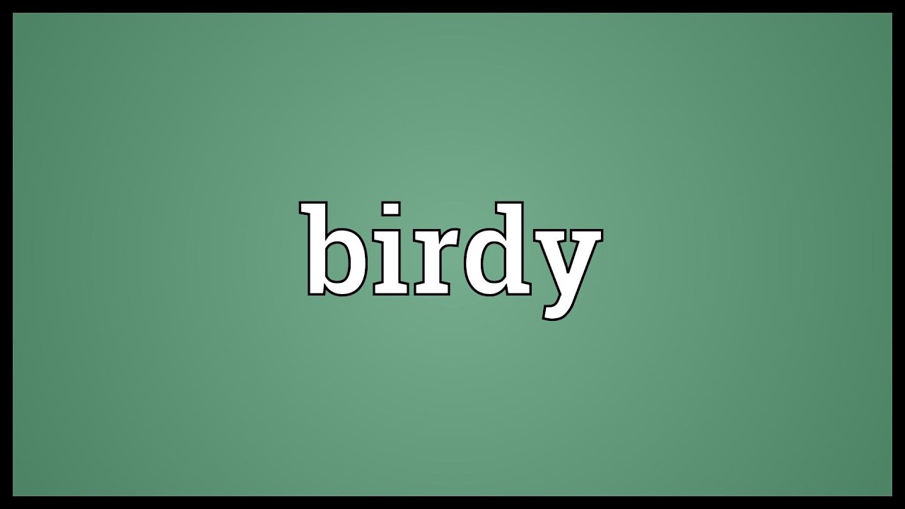 Birdy Meaning YouTube