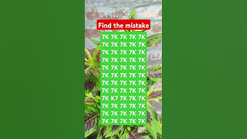 Find the mistake #brainteaser #search #puzzle #reels #find