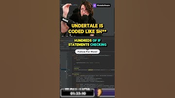 UNDERTALE HAS TERRIBLE CODE #piratesoftware #undertale