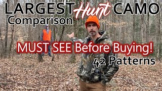 Largest Camo Comparison for the Whitetail Woods  42 Patterns