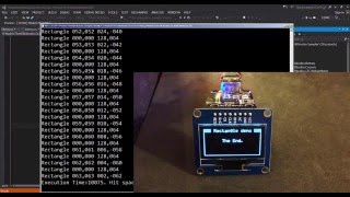 Nusbio - OLED 128x64 SPI - Rectangle Demo (Performance) screenshot 4