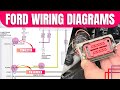 Read  analyze ford wiring diagram  component location connector pins wire color  more