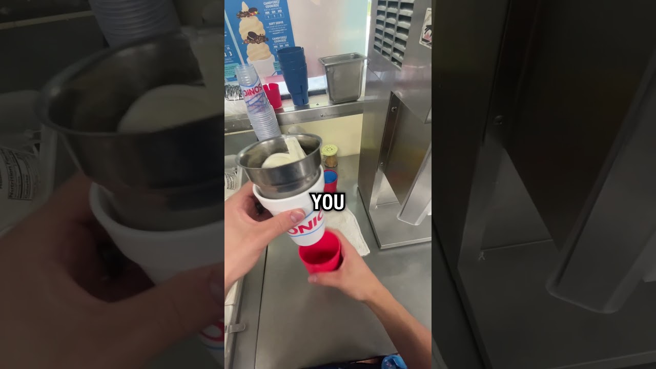 The Perfect Sonic Milkshake 🥤