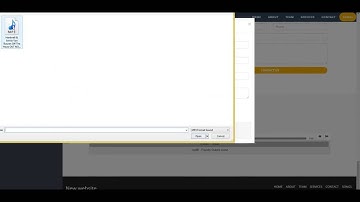 SITE123 - How to add songs to your website