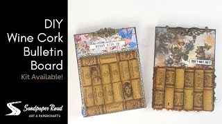 Information DIY Wine Cork Bulletin Board Craft TUTORIAL News