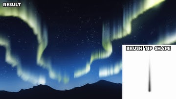 Creating Aurora Northern Polar Lights Photoshop Brush