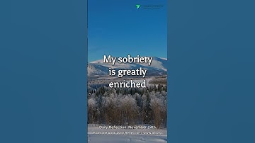 Nov 24th AA Daily Reflection: A UNIVERSAL SEARCH | Alcoholics Anonymous Meditation