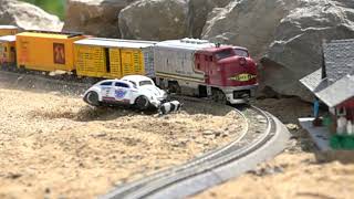 HO Scale Model Train Crashes Compilation - 10+ Minutes Of Model Train Crash Fun