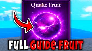 QUAKE FRUIT FULL GUIDE in SAILOR PIECE how to GET FAST, MOVESET, DMG - IS GOOD? Roblox