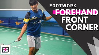Front forehand corner footwork (3 Methods you should know)
