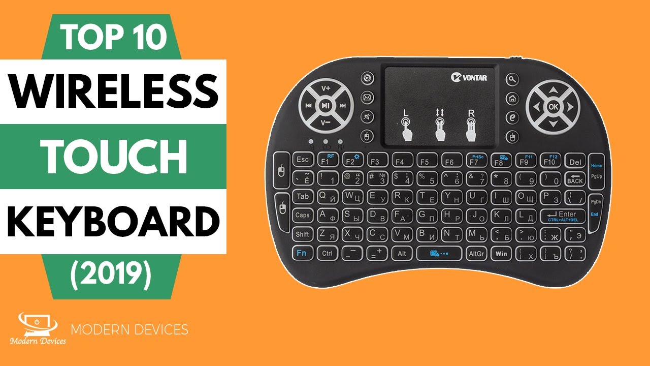 Wireless Touch Keyboard- Top 10 Best KeyboardsCollection (2019)