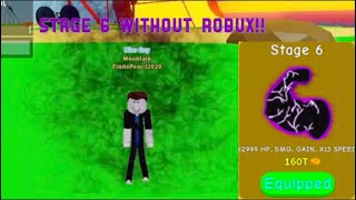 Grinding to stage 6 without robux + bloodline rank 3! ROBLOX Lifting Simulator